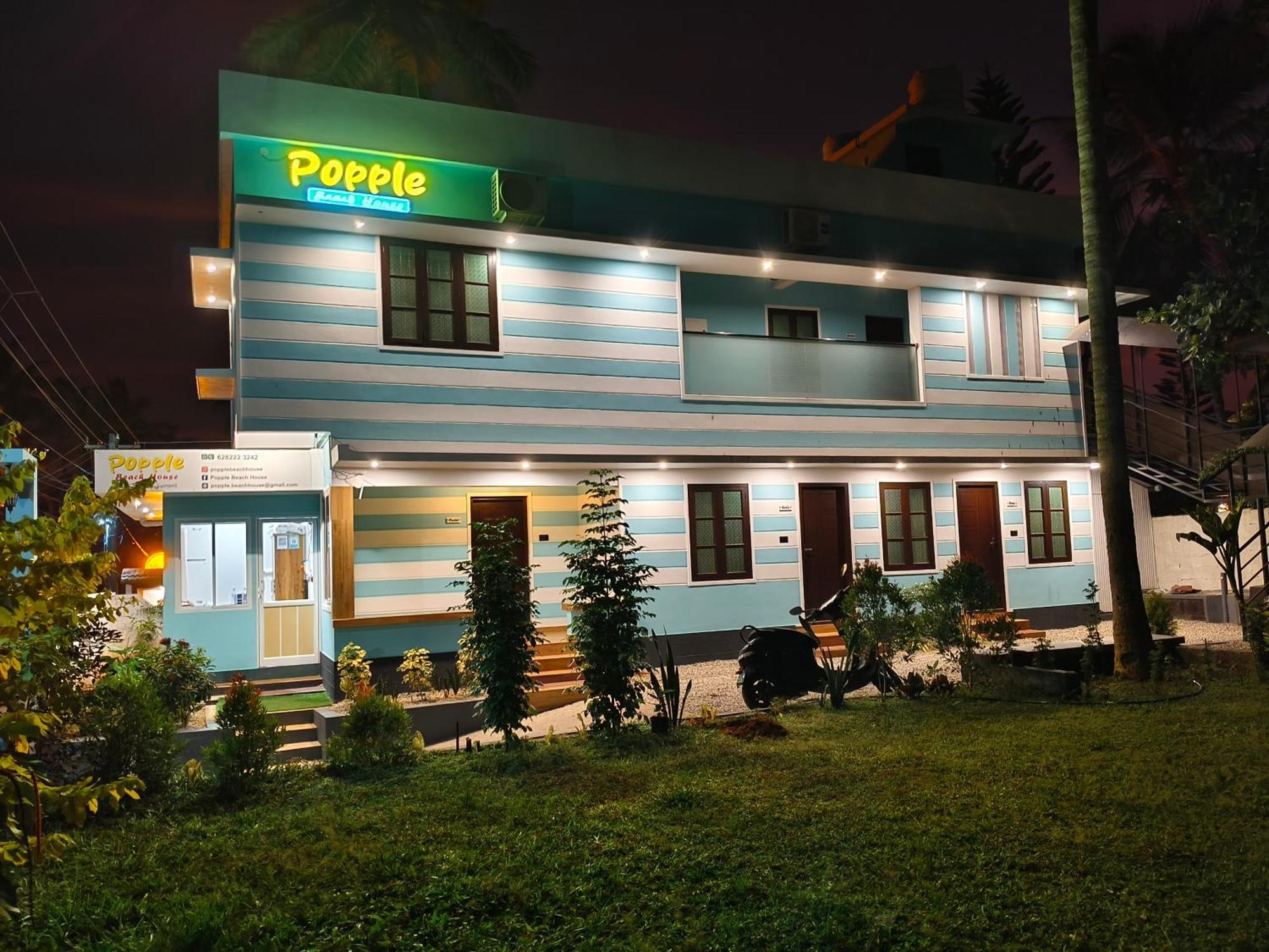 Popple Beach House Varkala Esterno foto